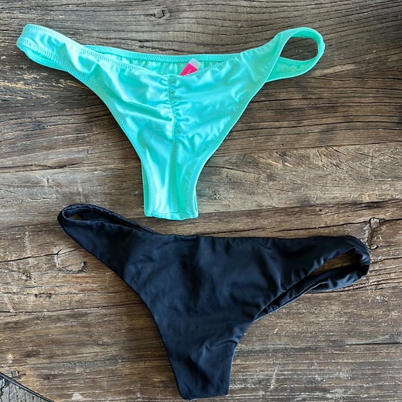 Victoria Secret two Itsy Bikini Bottoms Size S and M